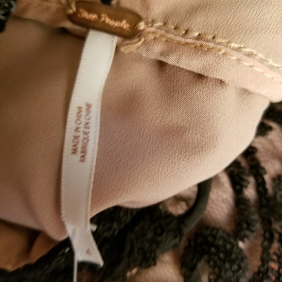 Free People Night Simmers Mini Dress size 4 - Picture 6 of 7